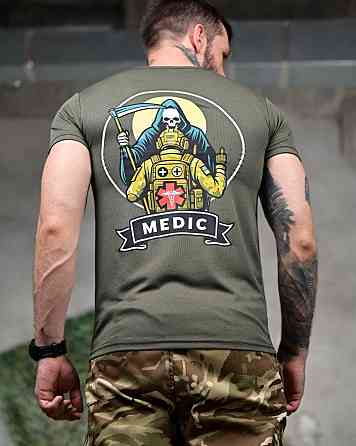 Тактична потовідвідна футболка Medic oliva РП7347 Київ