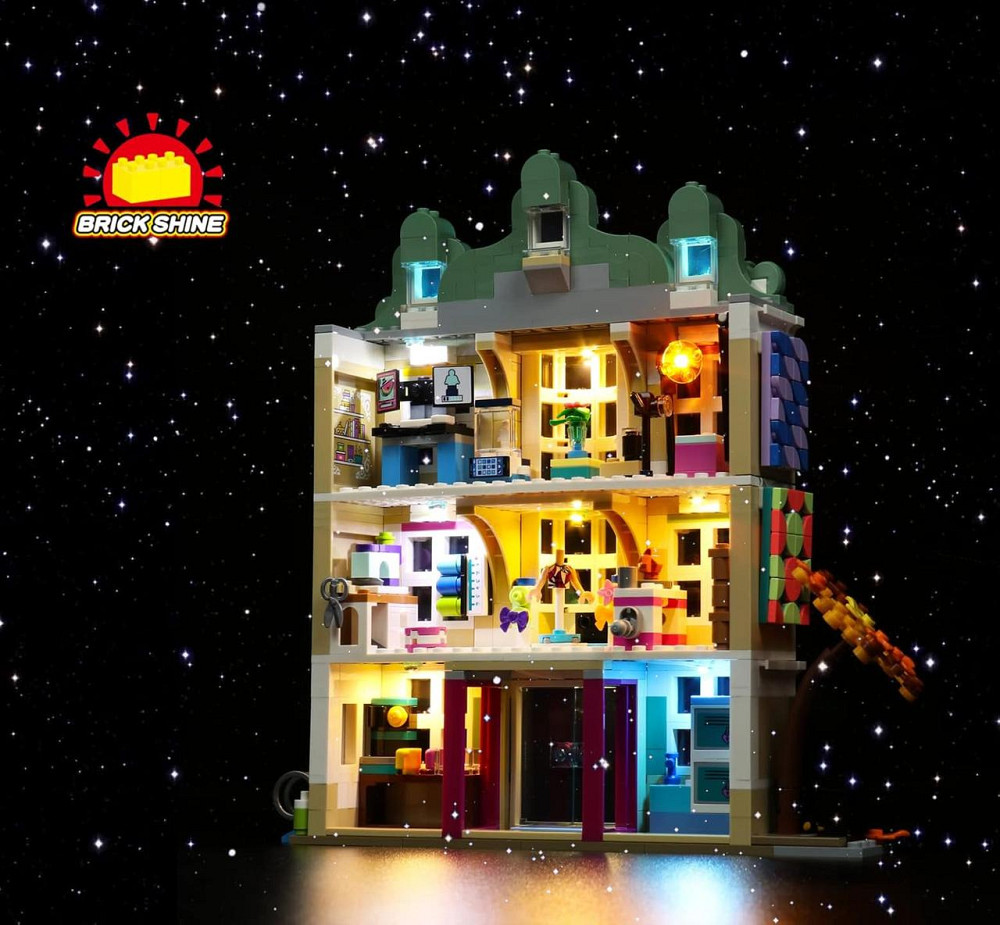 Набір LED-підсвітки Brick Shine для LEGO Friends Emma's Art School 41711, комплект освітлення (без конструктора) Київ - фото 2