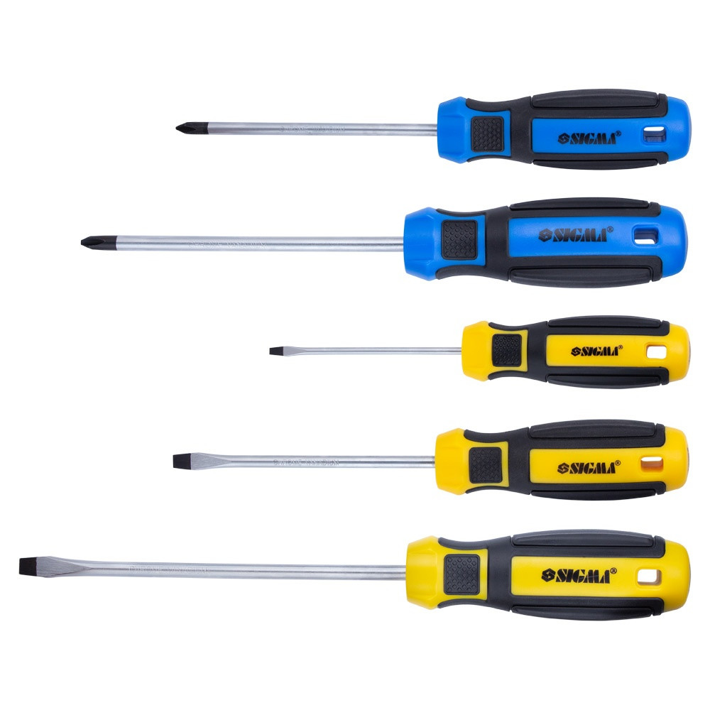 Sigma Набор отверток 5шт CrV Mega SIGMA (4009021) Коломыя - изображение 1