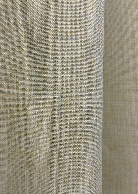 Комплект готовых штор VR-Textil Лен Мешковина № 114ш Бежевый 100х270 см 2 шт (31-098) Киев - изображение 8