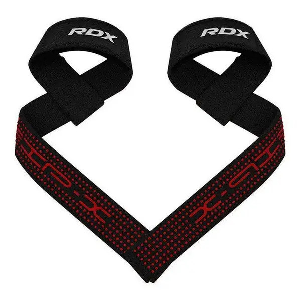 Лямки для тяги RDX S4 Gym Cotton Gel Straps Black Plus Луцьк - фото 1