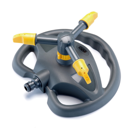 Дощувач круговий з обертовою головкою на пластиковій базі СИЛА Житомир