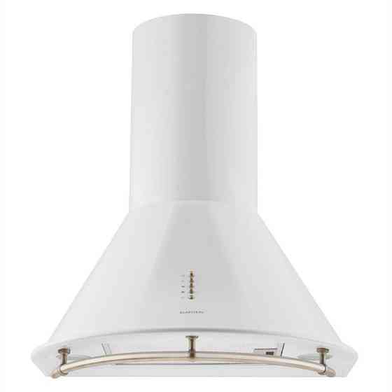 Вытяжка Lumio Neo ретро 60см 610м³/ч нержавеющая сталь белая белая (Германия, читать описание) Ровно