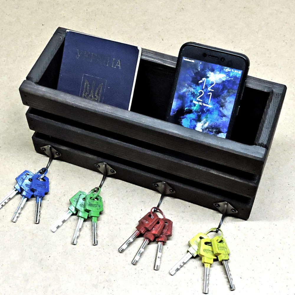 Ключница деревянная 