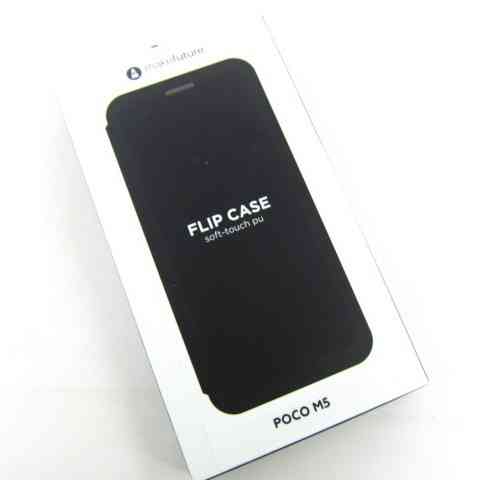 Чехол книжка Xiaomi Poco M5 Flip Case (черный) Одесса