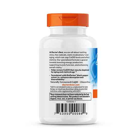 Коензим Q10 з біоперіном Doctor's Best CoQ10 with BioPerine 100 мг 60 гел капс Київ