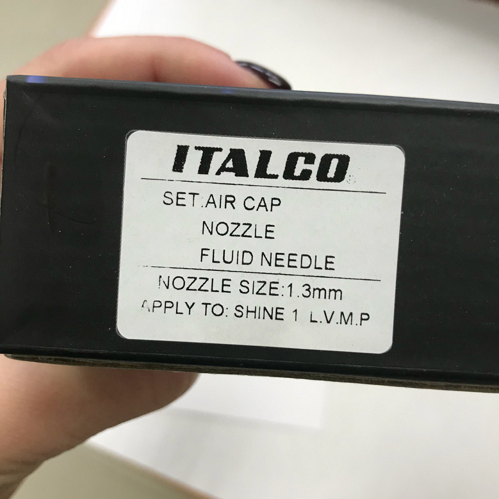 Змінний комплект форсунки 1,3 мм для краскопультів Shine LVMP ITALCO NS-Shine-1.3 LM Чернігів - фото 4