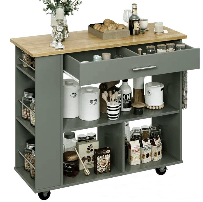 Стіл-візок "Логанвіл" маренго-сієна Миколаїв - фото 1