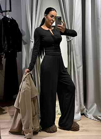 Женский стильный повседневный костюм двойка турецкая вискозная двунитка Одесса