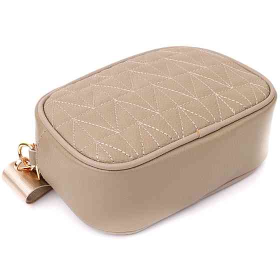 Женская сумка на каждый день из натуральной кожи Vintage 22901 Бежевый Киев