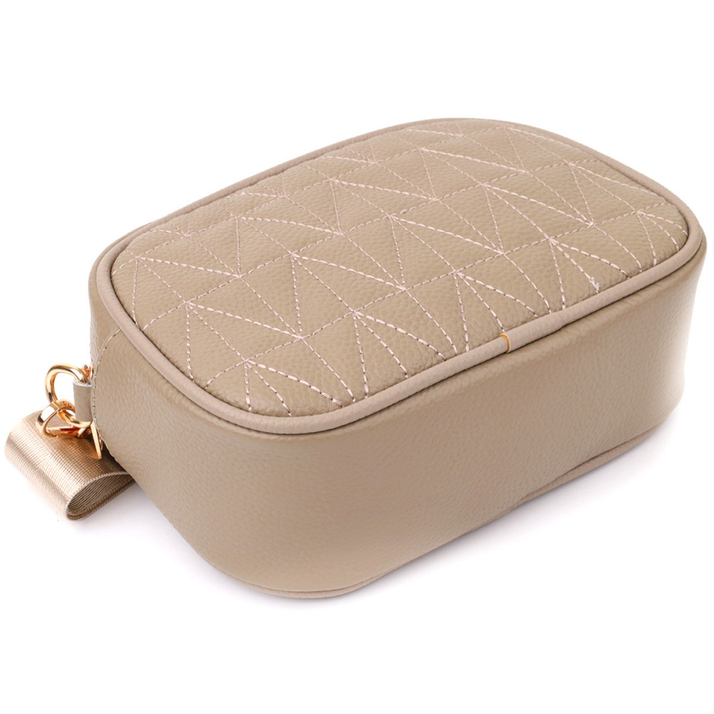 Женская сумка на каждый день из натуральной кожи Vintage 22901 Бежевый Киев - изображение 6