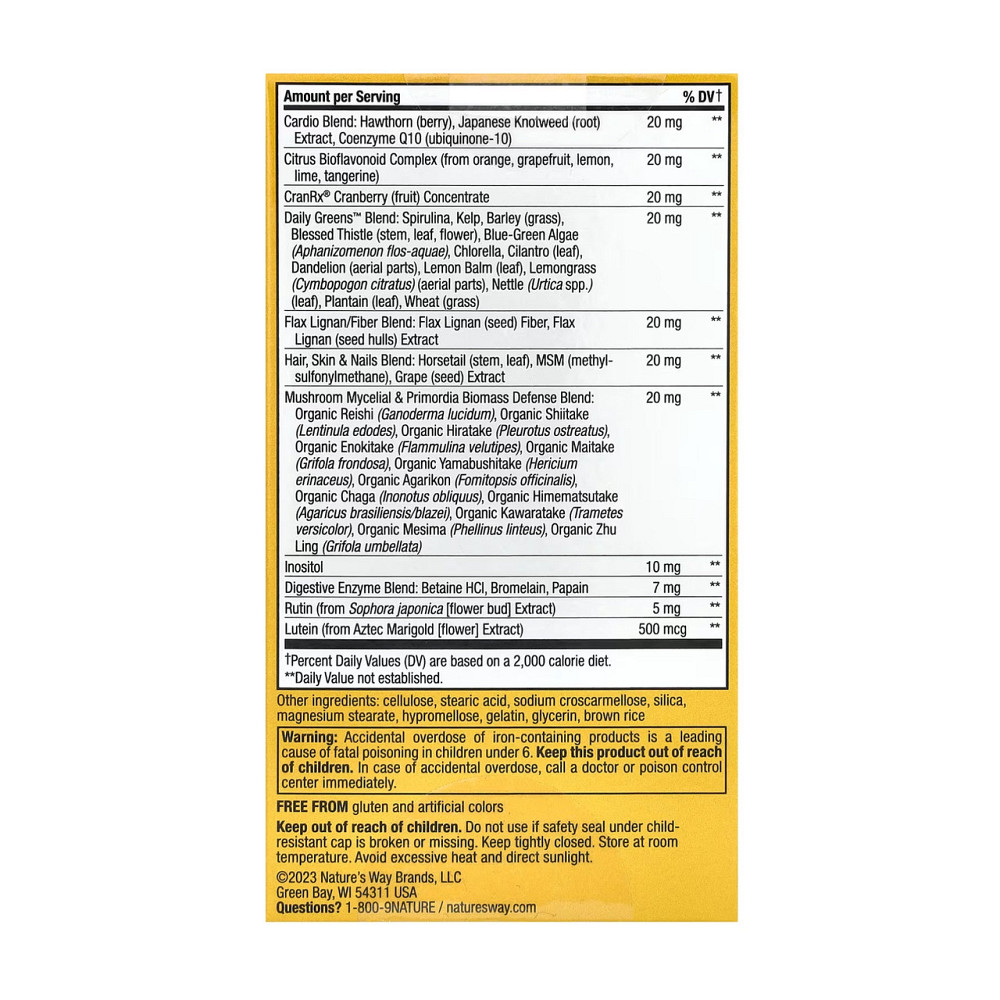 Мультивітаміни для жінок Nature's Way Once Daily Women's Ultra 60 tabs Київ - фото 3