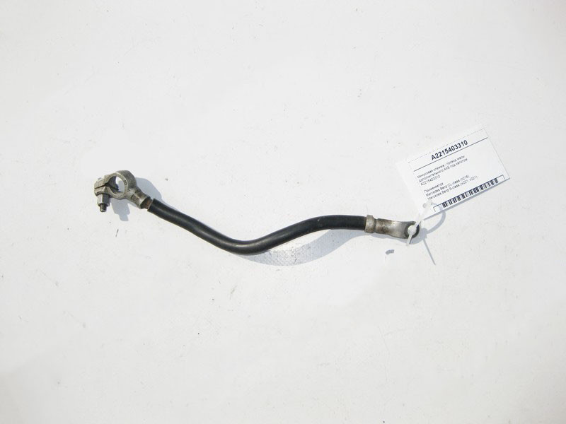 Mercedes-Benz  A2215403310 Мінусова клема - електропровід маси додаткового АКБ під капотом S-Class W221 Одесса - изображение 1