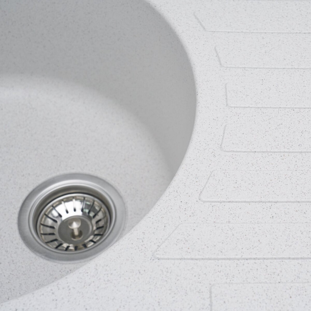 VALESO Гранітна мийка для кухні VALESO LIRA 7750 матова Топаз Коломыя - изображение 6