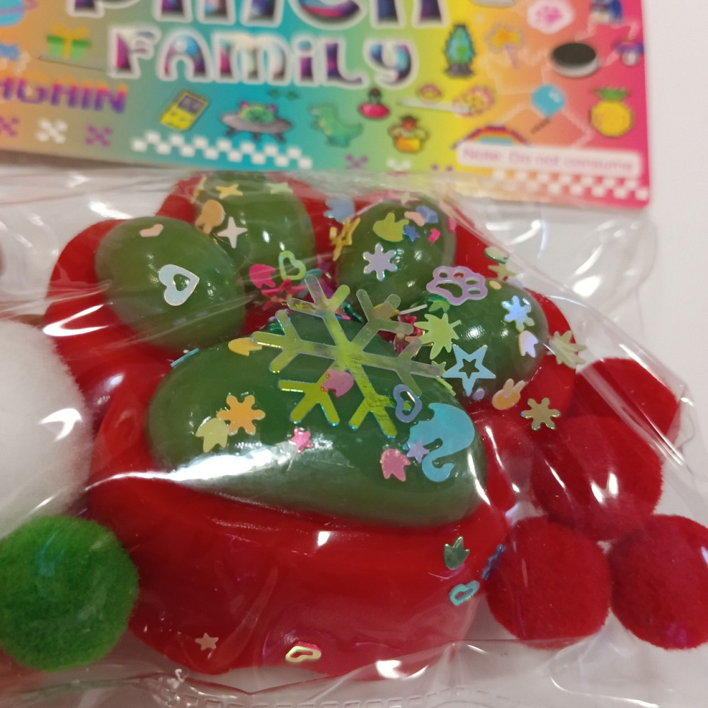 Лапки сквиш новогодняя антистресс лапка Табо Киев - изображение 3