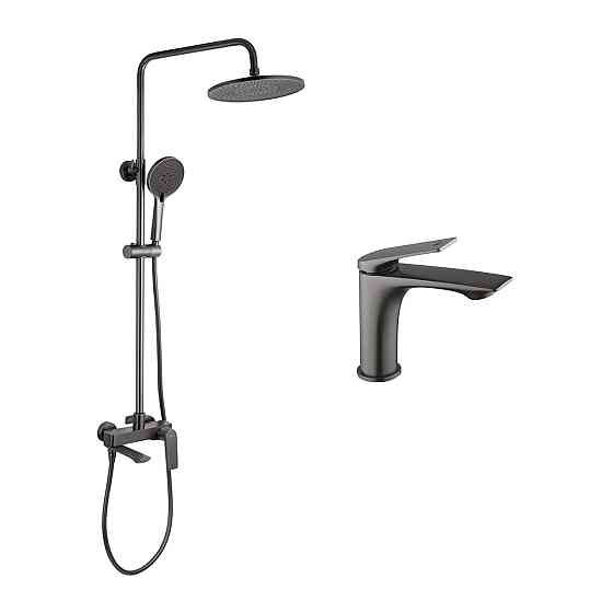 Набор 2 в 1 душевая система Kroner Graz-GRP063 + смеситель Graz-GRP010 Киев