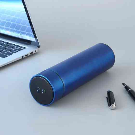 Термокружка маленькая UNIQUE UN-1006 500 мл, Термос для воды, Термос с цифровым дисплеем температуры FV-82 Львов