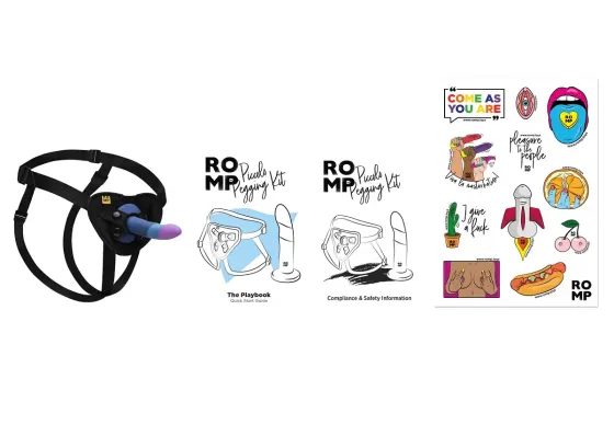 Страпон Romp Piccolo Pegging Kit Львів