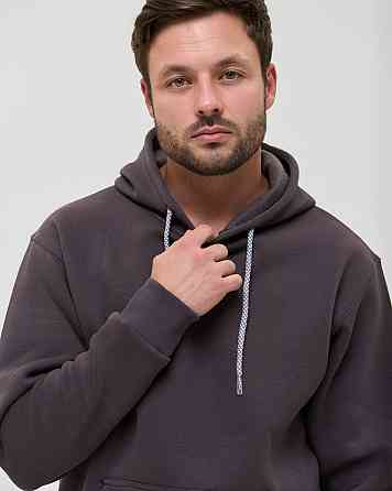 Чоловічий теплий костюм зі штанами та капюшоном — Байка тринитка Tom John 93424 L Київ