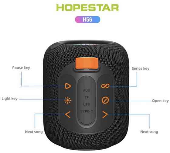 Беспроводная Bluetooth колонка Hopestar H56. Харьков