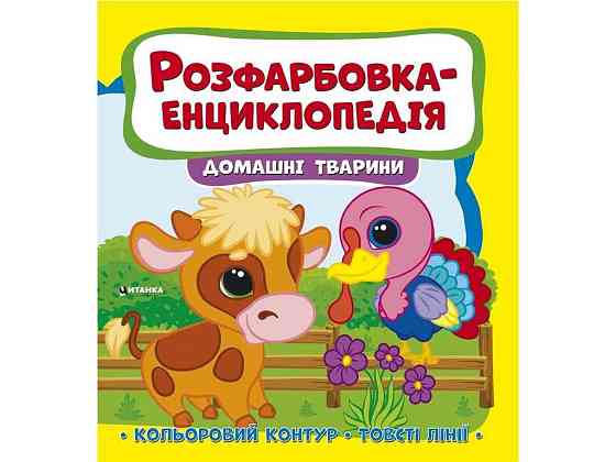 Розфарбовка-енциклопедія: домашні тварини ТМ Jumbі   Solmir Київ