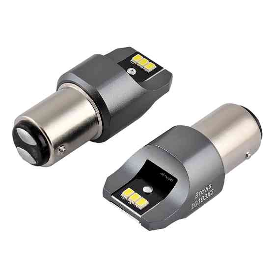 Автолампа Brevia Power LED P21/5W 330Lm 6x3020SMD 12/24V CANbus, 2шт Львів