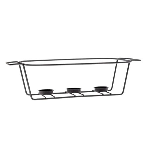 Марміт прямокутний 2л 36см кераміка скляна кришка + метал.підставка чорний 6421 KAMILLE Житомир - изображение 8