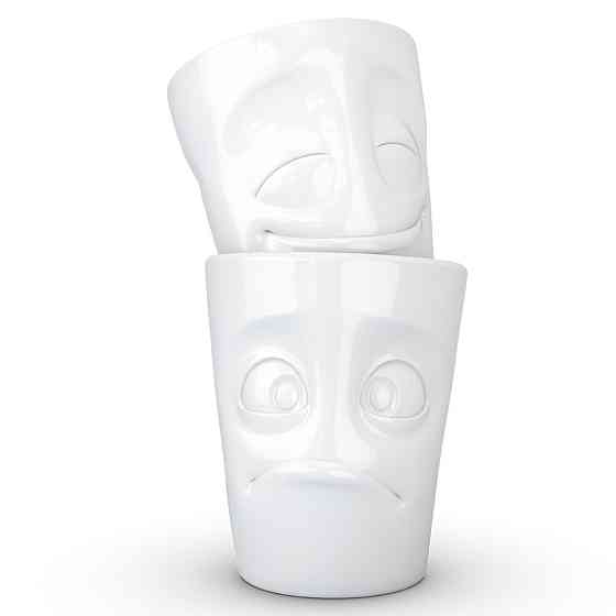 Набор чашек Tassen Оптимизм и Мечтатель (2 чашки по 350 мл) фарфор Белый Киев