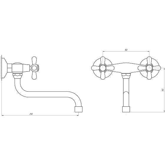 Змішувач для кухні DOMINO DMF-029-M7117-SHARM Луцк