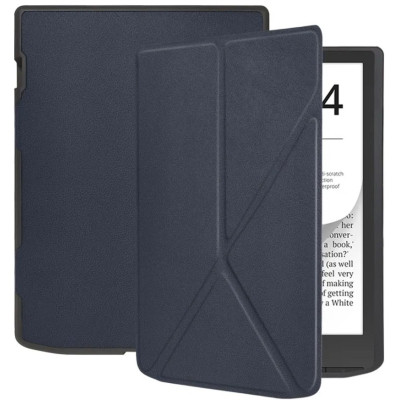 Чехол для электронной книги BeCover Ultra Slim Origami PocketBook 743G InkPad 4/InkPad Color 2/InkPad Color 3 (7.8") Deep Blue (713083) Винница - изображение 7