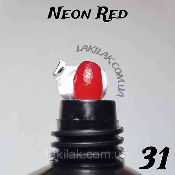 Полігель Designer №31 Neon Red (у тюбику) 30мл Херсон