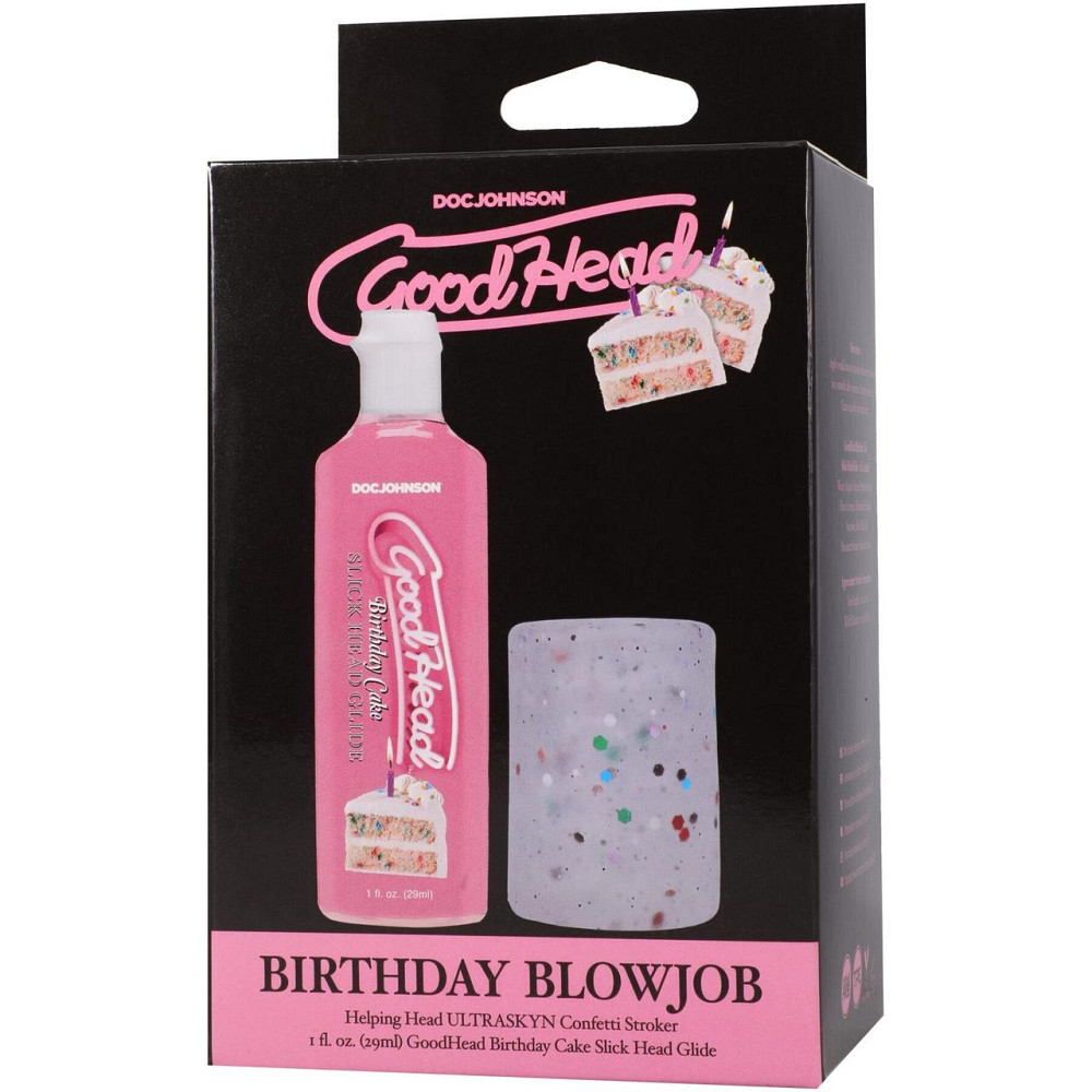 Набір для мінету Doc Johnson GoodHead Birthday Blowjob Kit Sex Aura Київ - фото 9