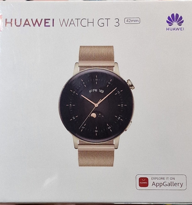 СМАРТ - Часы: Huawei Watch GT 3, 42mm , Elegant Gold. Київ - фото 1
