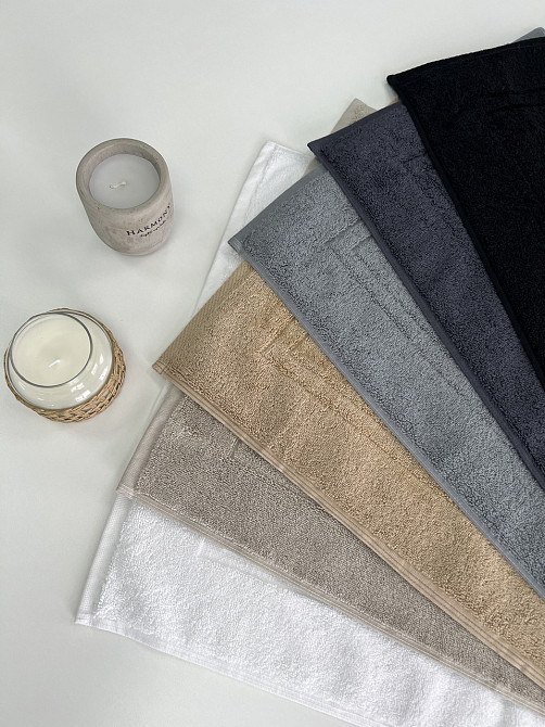 Махровий рушник для ніг Ideal Textile 50х70 килимок сірий 700 г/м2 (56861172) Чернівці - фото 7