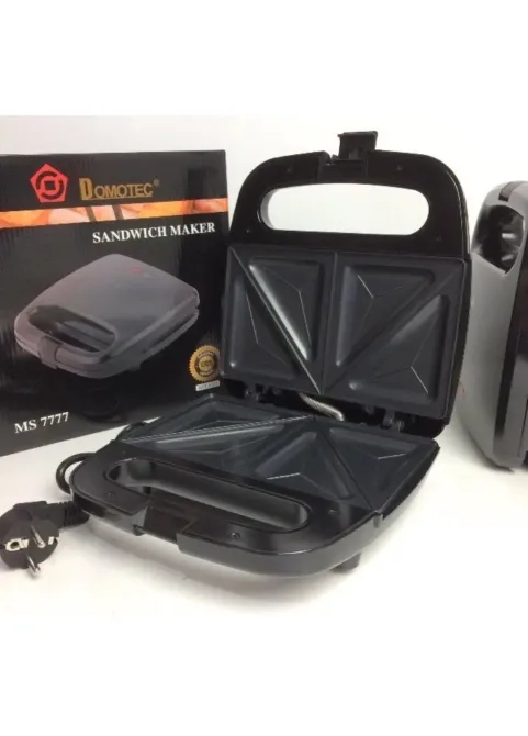 Сэндвичница Domotec MS 7777 с антипригарным покрытием 750W 220-240V 50/60Hz Коломия - фото 3
