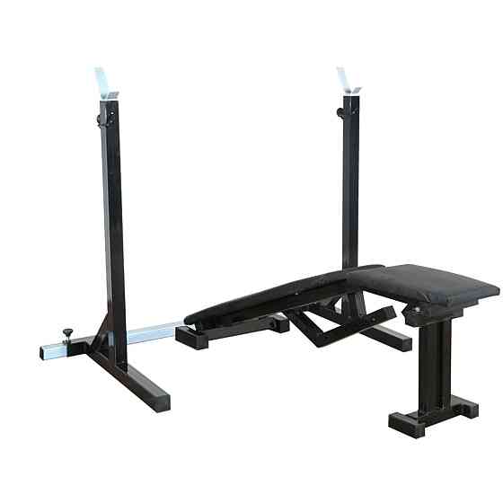 Лавка з від'ємним нахилом 40 на 40 мм + Стійки 50 на 50 мм Київ