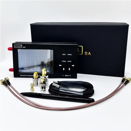 Аналізатор спектра 6.2 ГГц з генератором сигналу RF HTOOL SA8 портативний дисплей 3.2 дюйма акумулятор 3000 мАг SMA Київ - фото 5