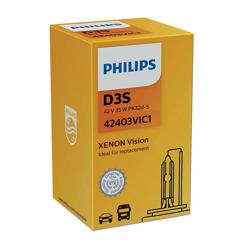 Ксенонова лампа PHILIPS 42403VIC1 D3S 42 V 35 W PK32d-5 Vision Харків - фото 2