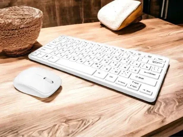 Клавіатура та бездротова миша K03, мембранна, 78 клавіш, оптична миша, 1600 dpi, бездротове підключення Одеса - фото 5