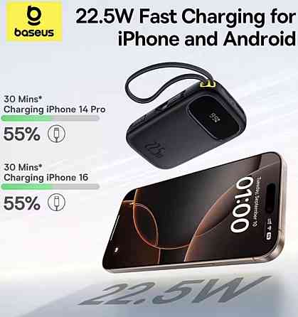 Павербанк Baseus 10000 mAh 22.5W. Київ