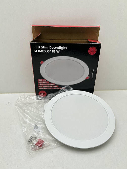 Врізний світильник RED LED Slim Downlight SLIMEXX 18W 2700-4000K Ø203mm Луцк - изображение 1