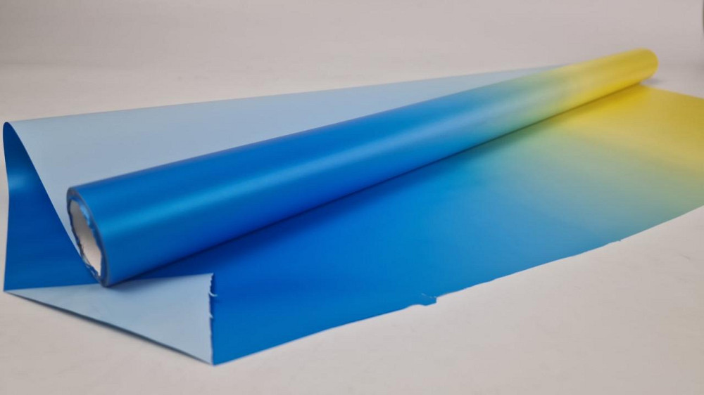 Рулон 8 м тонований "Градієнт" (73) плівка для квітів (h660) No 802 (1 шт.) Харків - фото 1