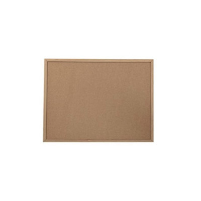 Офисная доска H-Tone пробковая 60х80 см, деревянная рамка (BOARD-HT-JJ411312-3) Винница - изображение 1