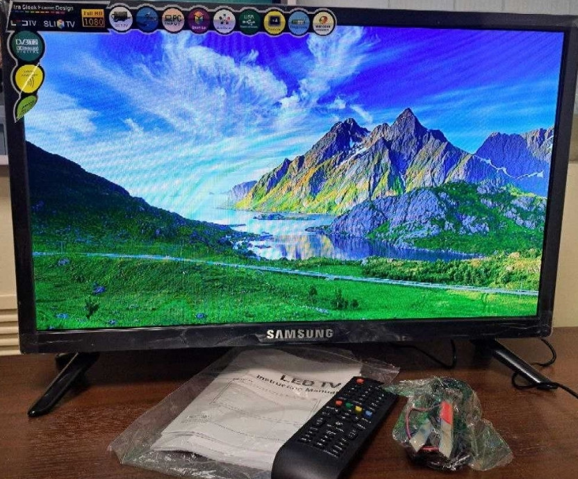 Телевизор SlimTV24 дюйма T2 FULLHD 12/220v USB/HDMI LED IPS Киев - изображение 6