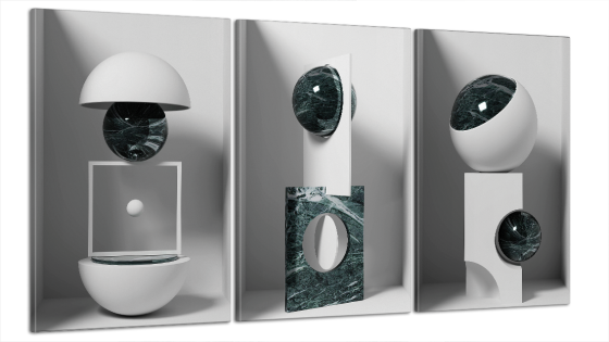 Модульна картина Абстракція Архітектура Art-13_B3 Київ