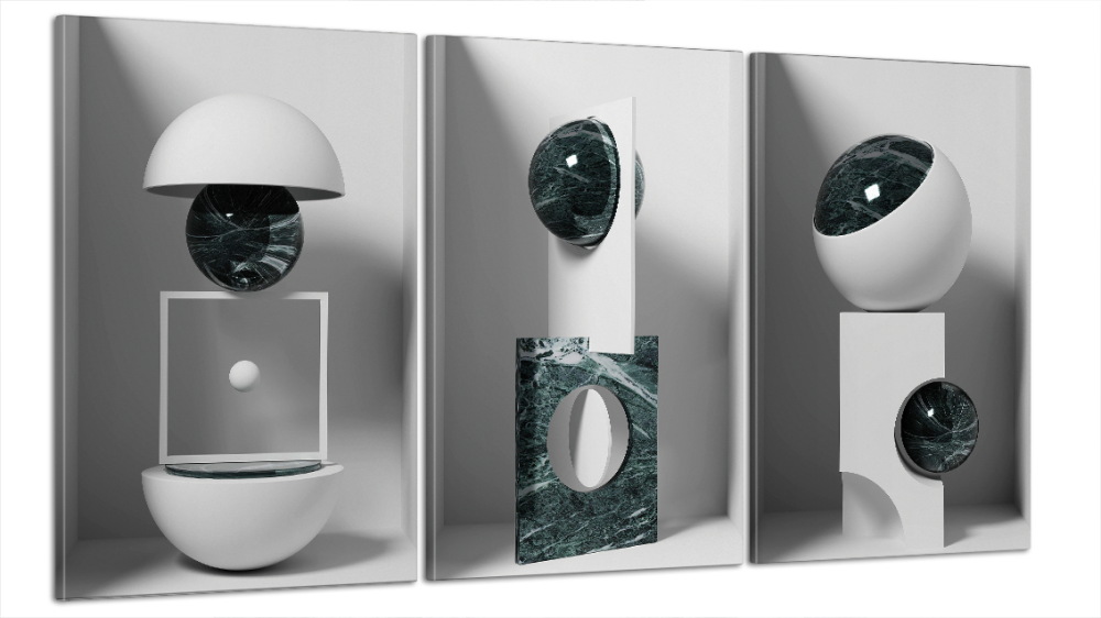 Модульна картина Абстракція Архітектура Art-13_B3 Київ - фото 1