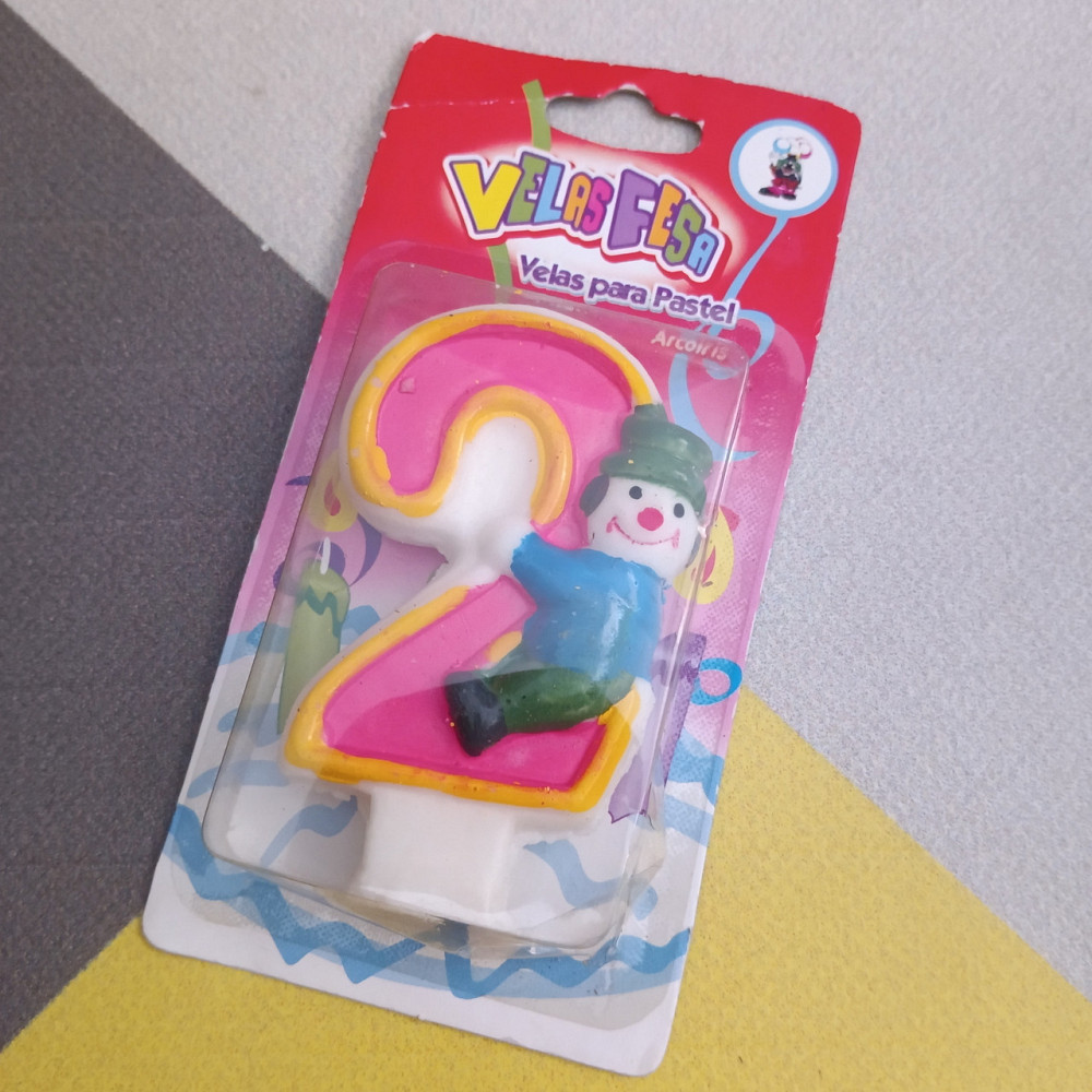 Свічка для торта 2 цифра Київ - фото 1