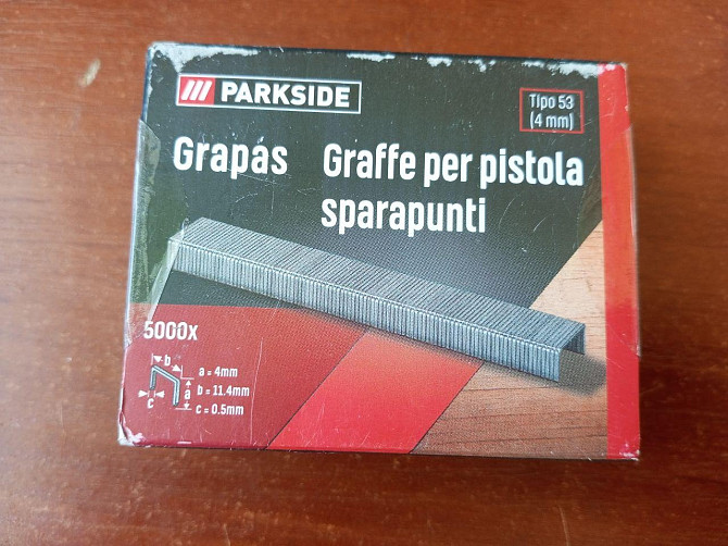Набор скоб тип 53 4 мм. 5000 шт Parkside Германия Полтава - photo 1