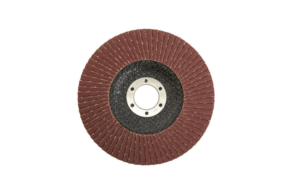 Диск шліфувальний пелюстковий MASTERTOOL Т27 зерно 100 125×22 мм 08-2210 Коломия - фото 6