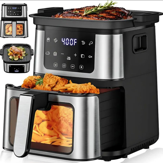 Аерогриль Domotec MS-3225 3800Вт 7л багатофункціональний з регулюванням температури CA-65 Львів - фото 3